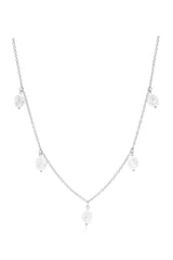 ZINNIA NECKLACE PLATA