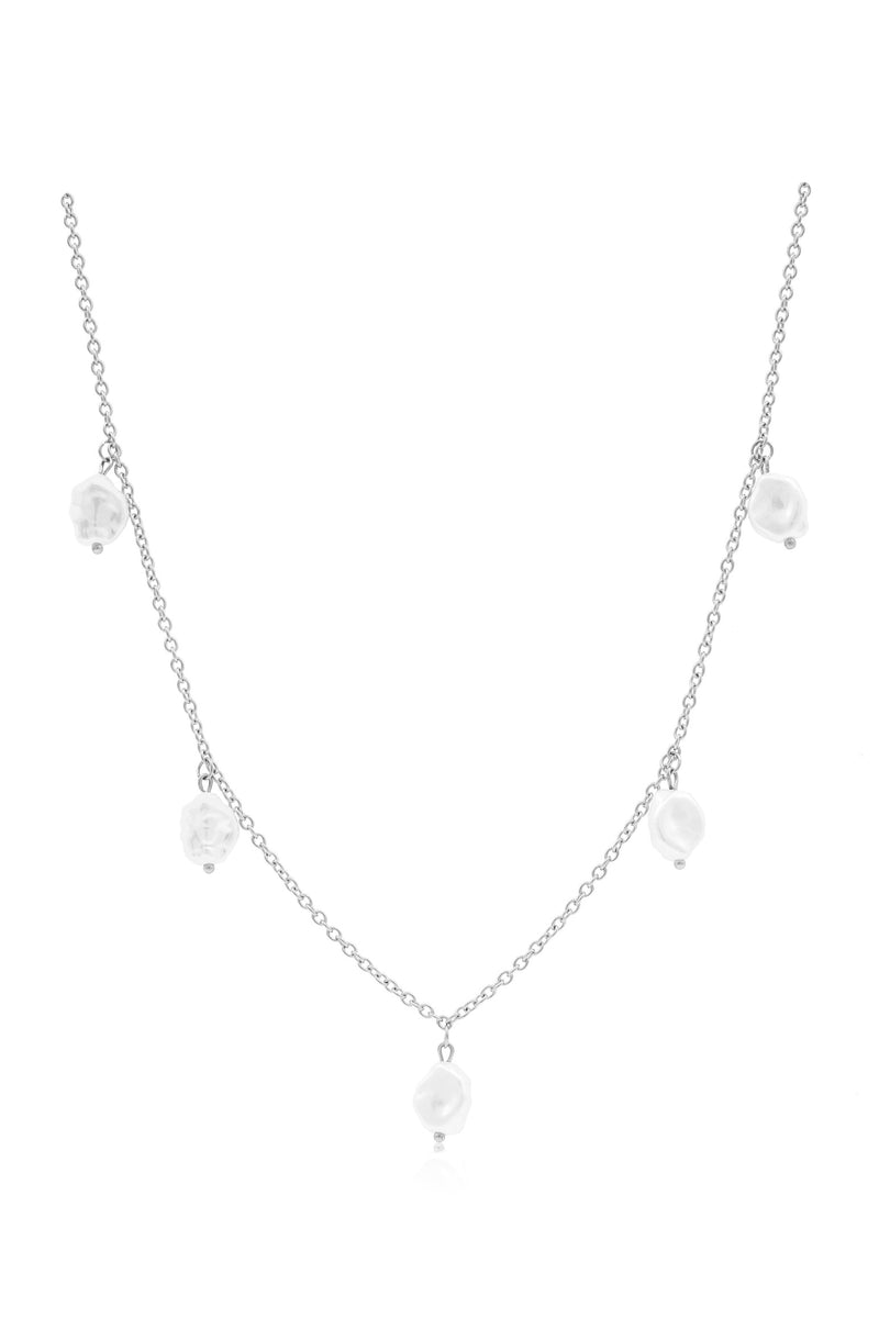 ZINNIA NECKLACE PLATA