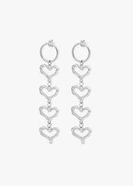 PETUNA EARRINGS PLATA