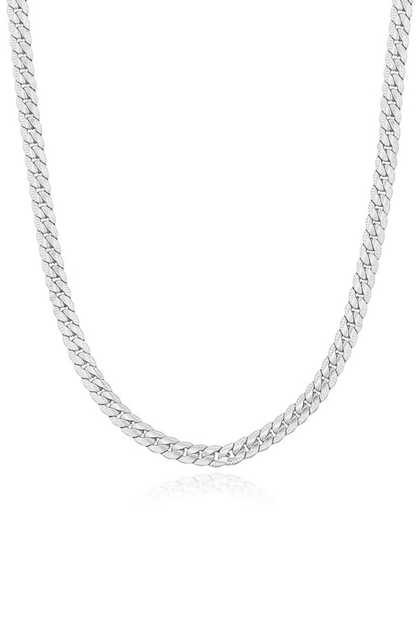 BRAID NECKLACE PLATA