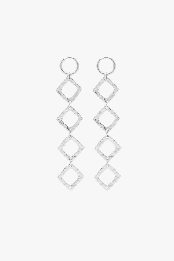 CATALINA EARRINGS PLATA