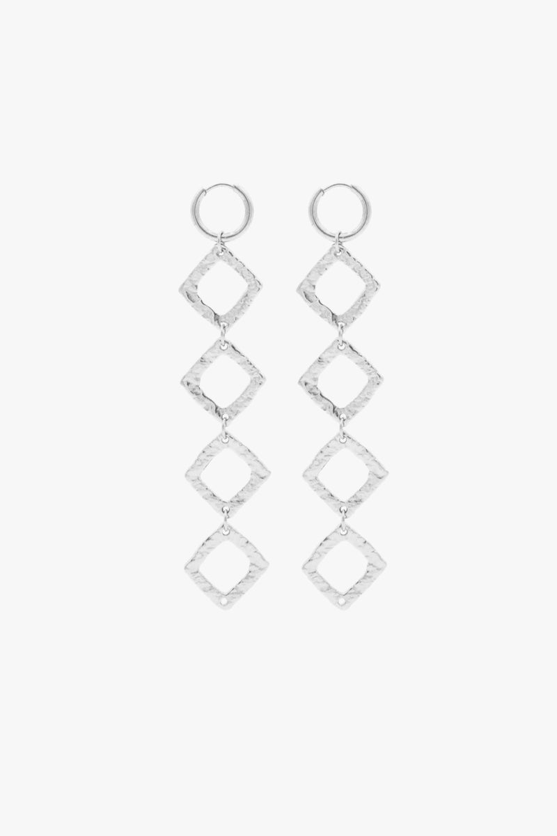 CATALINA EARRINGS PLATA