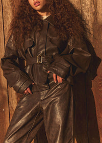 ARENA ROJA LEATHER JACKET