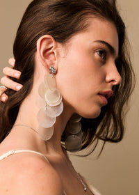 NÁCAR EARRINGS PLATA
