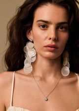 NÁCAR EARRINGS PLATA