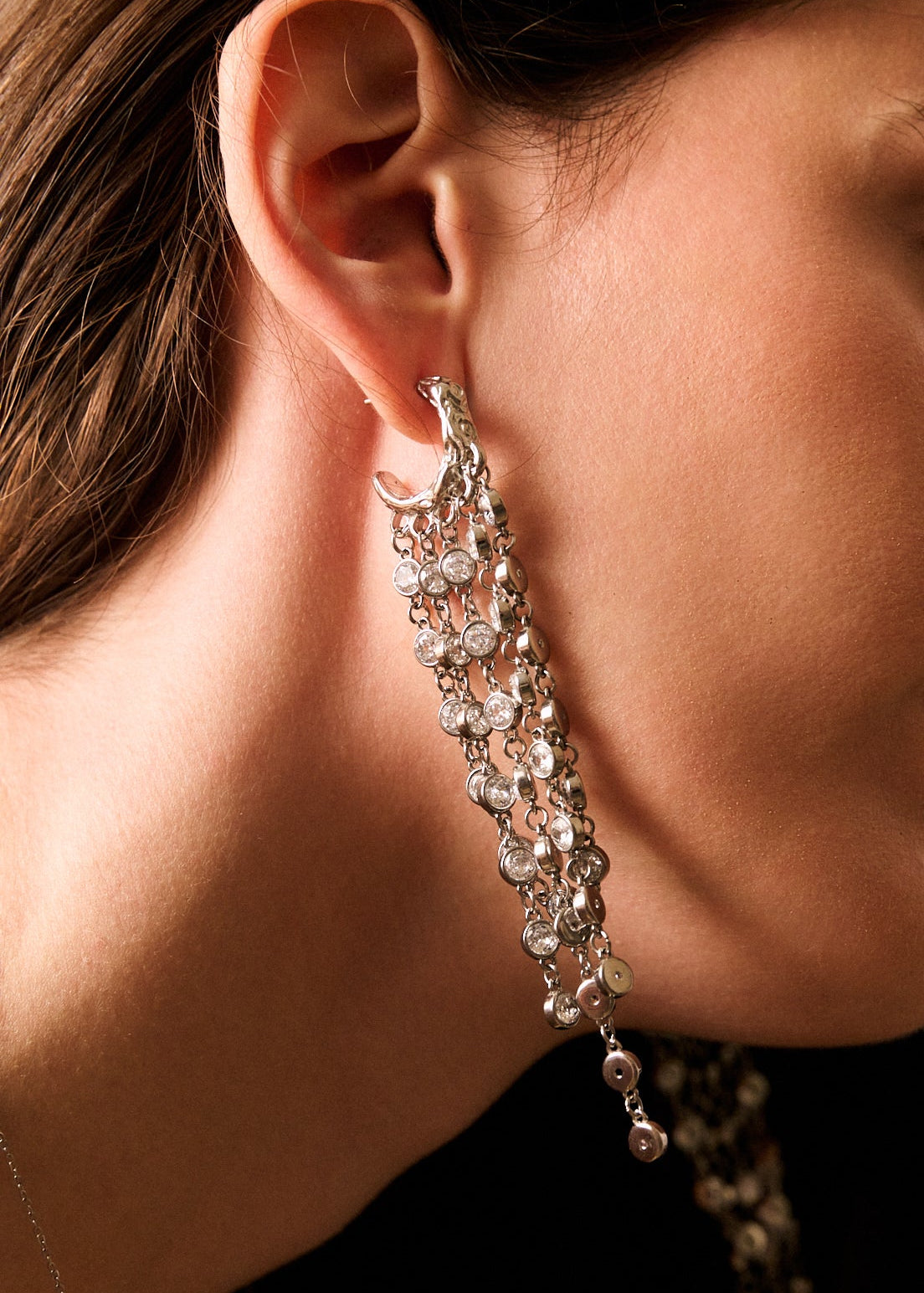 BURBUJAS EARRINGS PLATA