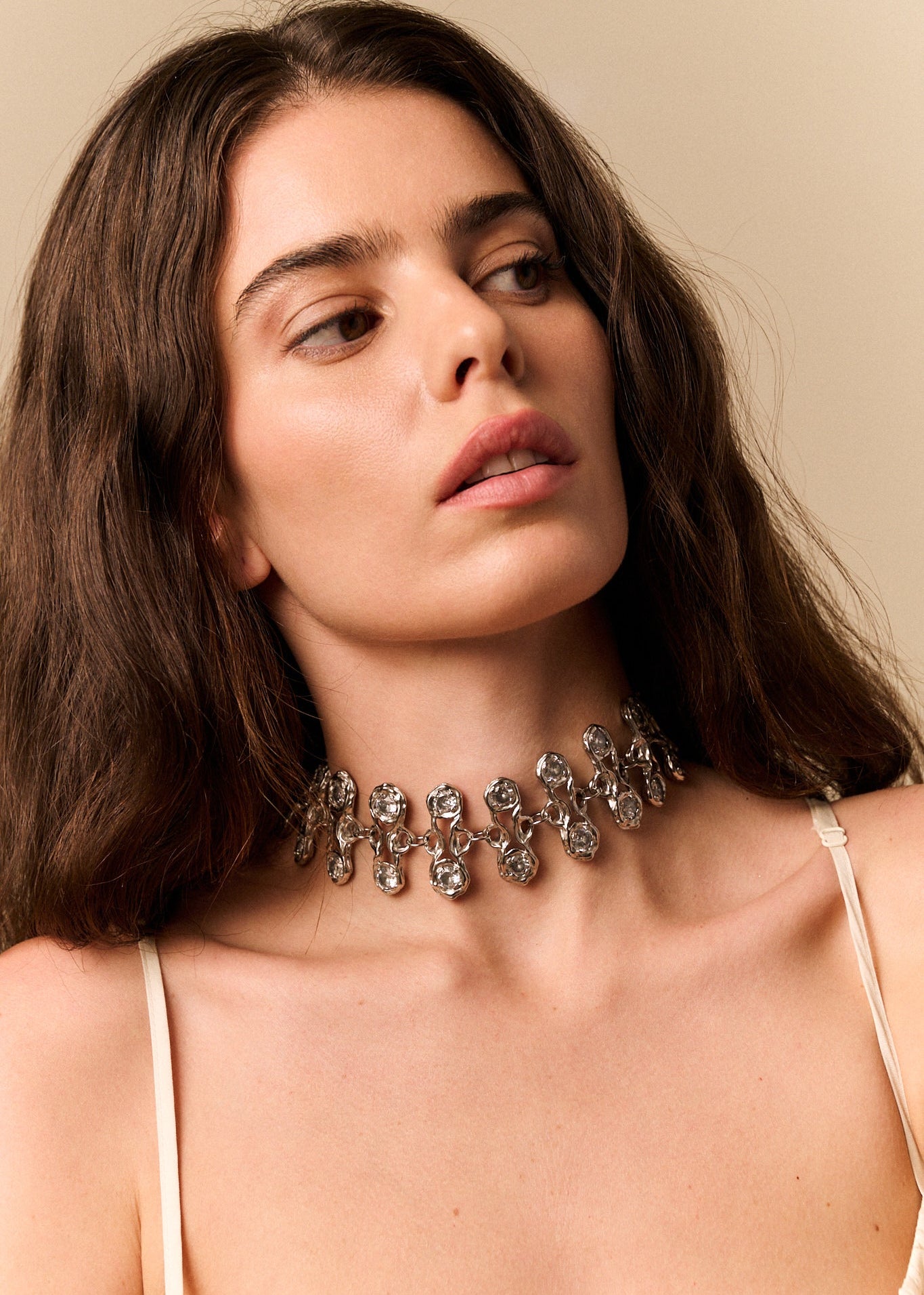 LA RASPA NECKLACE PLATA