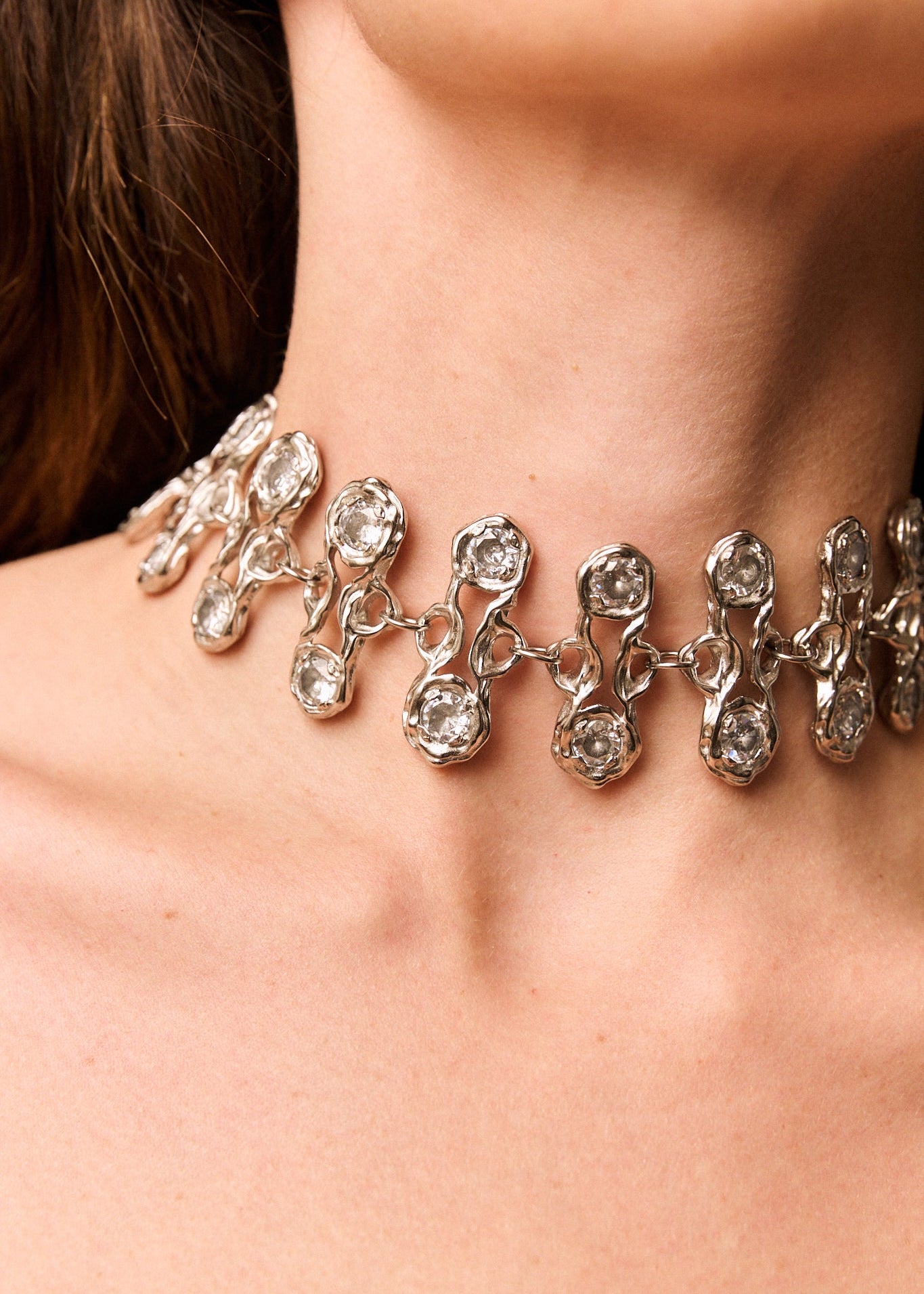 LA RASPA NECKLACE PLATA