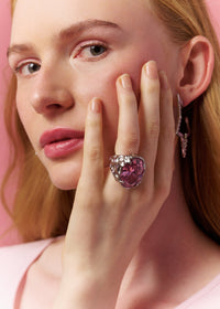 BIG DRAMA RING SILVER