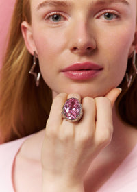BIG DRAMA RING SILVER