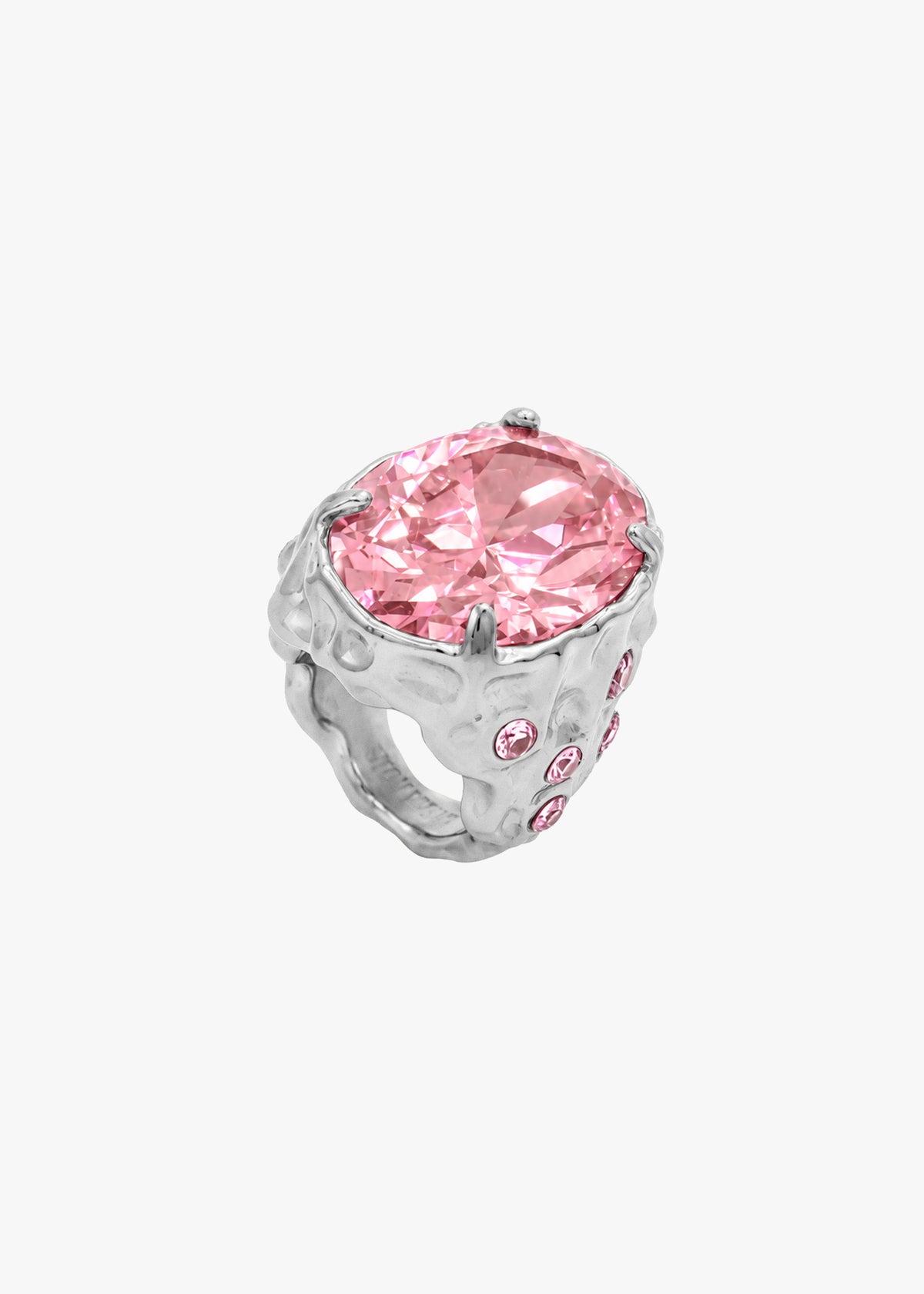 BIG DRAMA RING SILVER