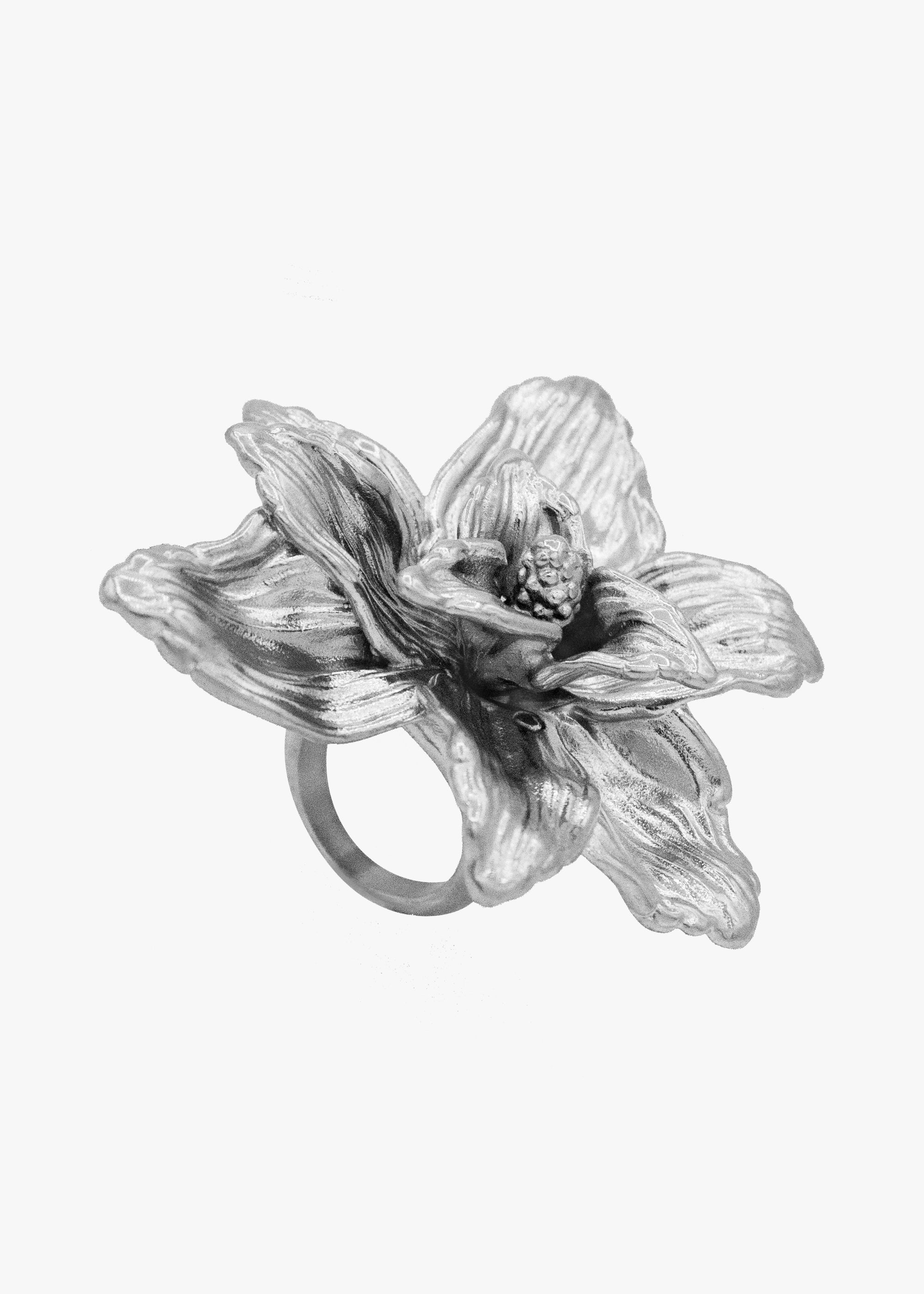 VERBENA RING PLATA