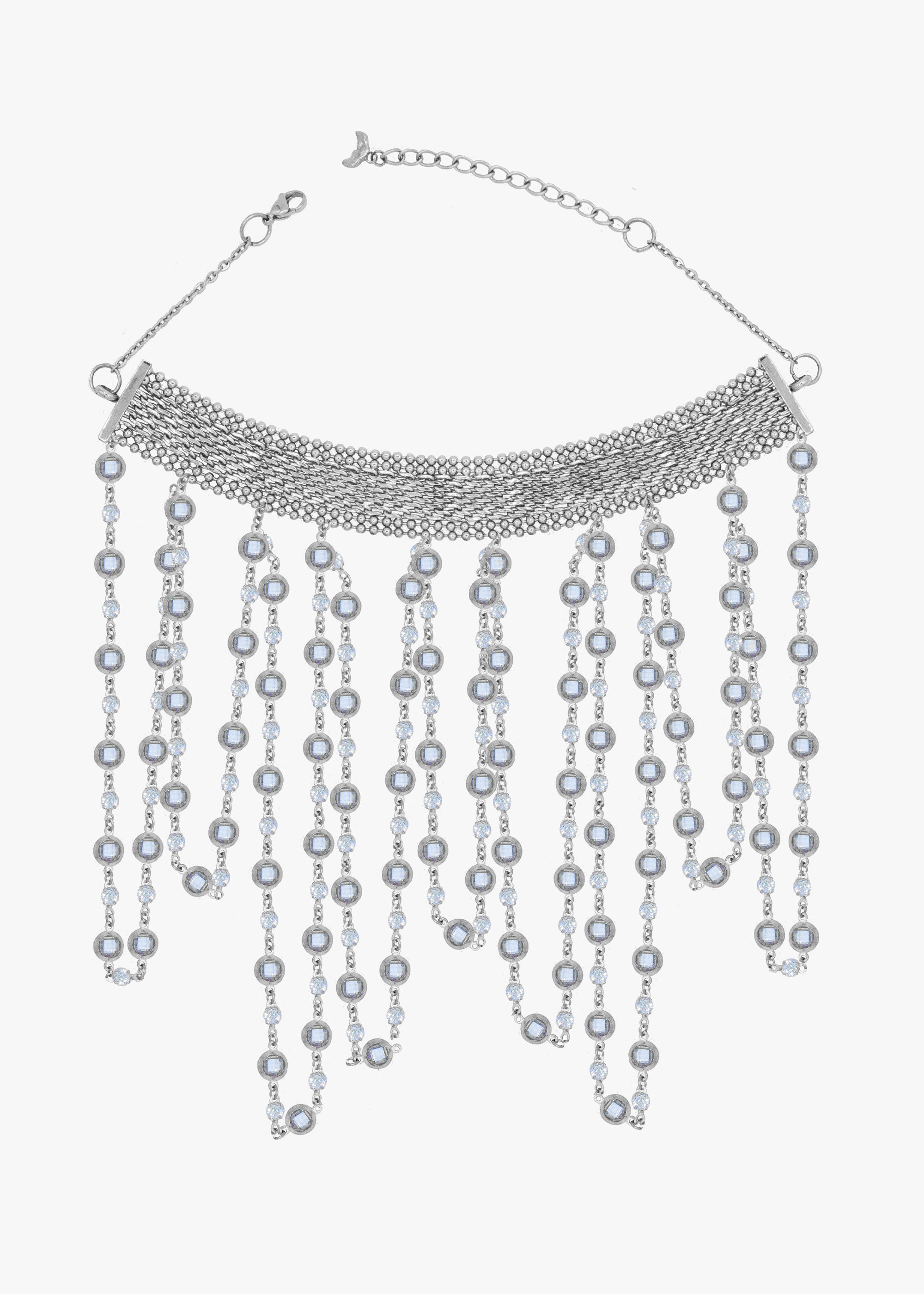 CUELLO BURBUJAS PLATA