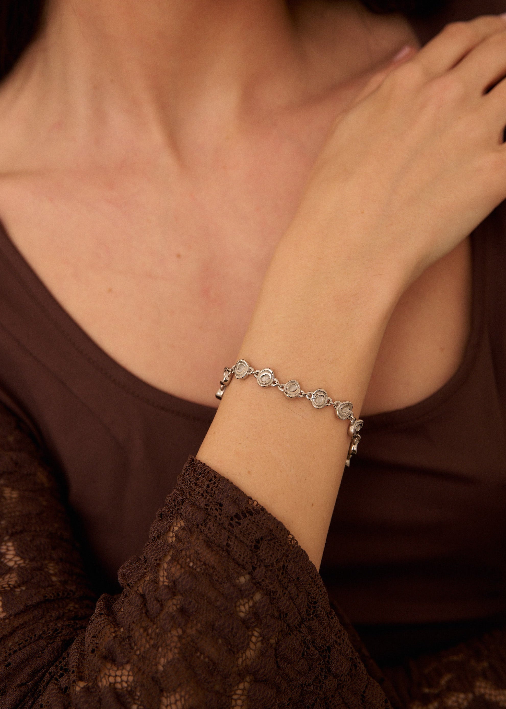 TORTELLINI BRACELET PLATA