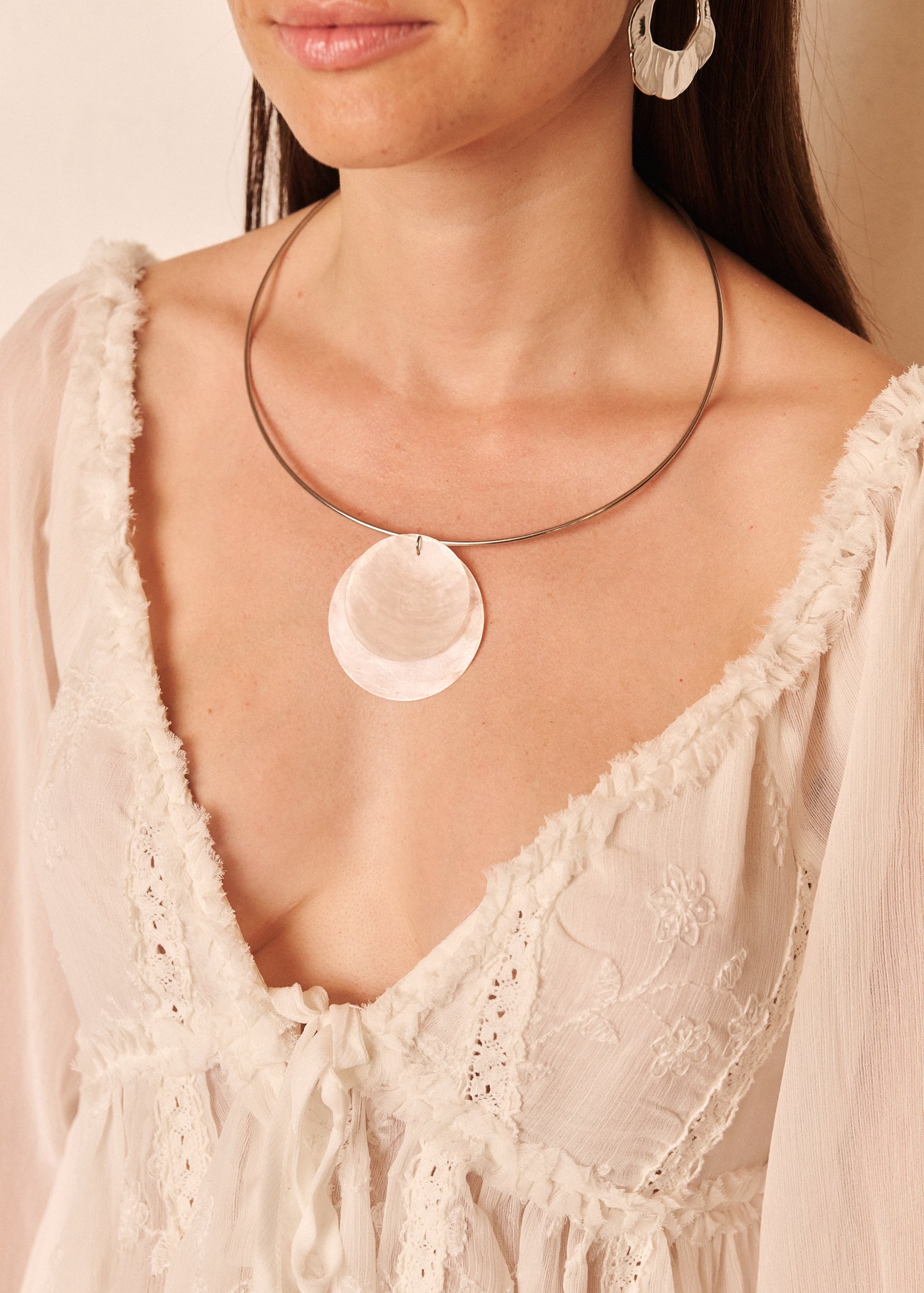 NACRA NECKLACE PLATA