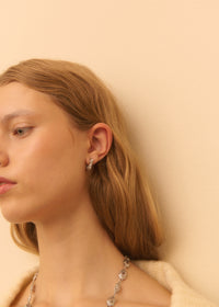 HELADA EARRINGS PLATA