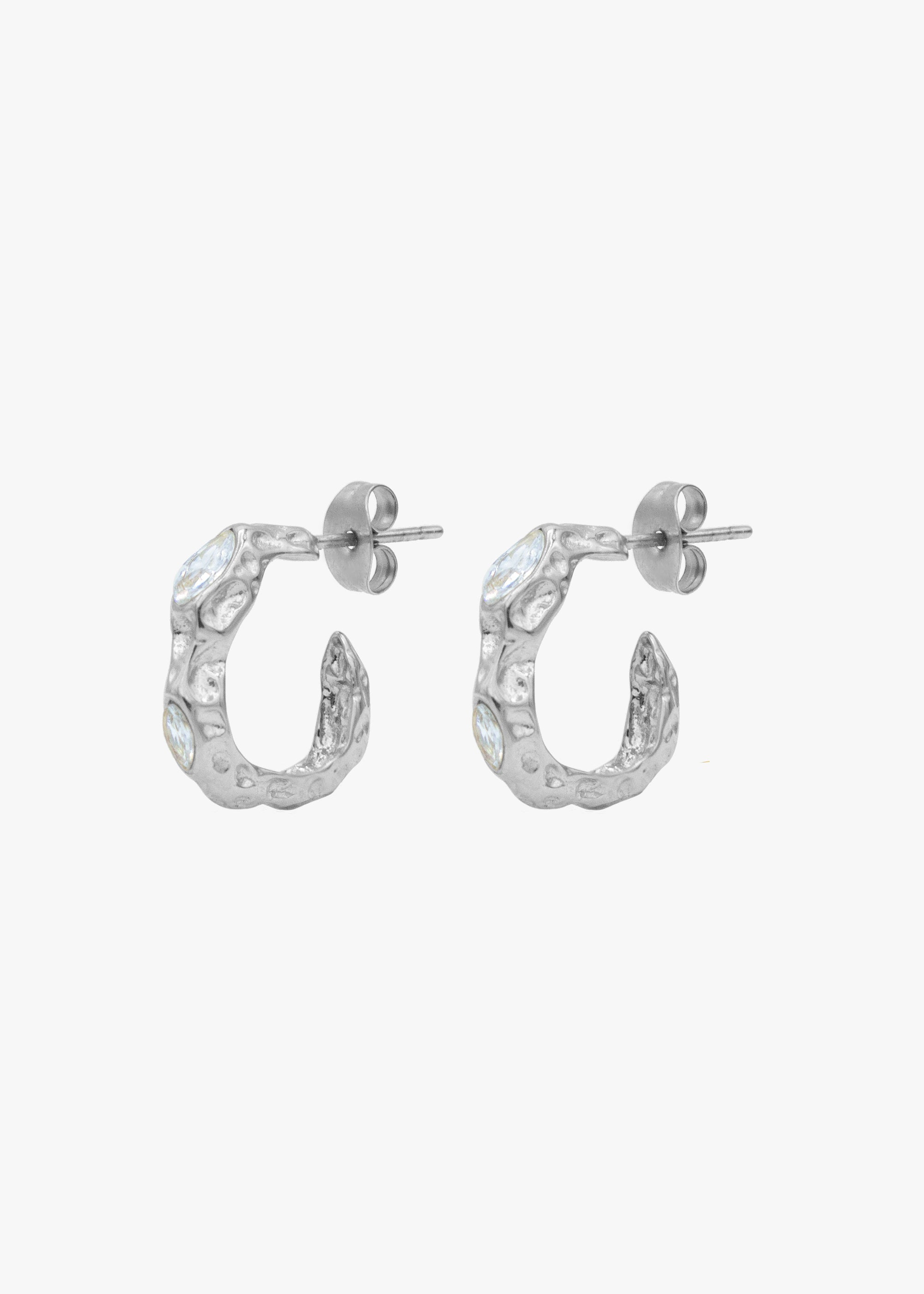 HELADA EARRINGS PLATA