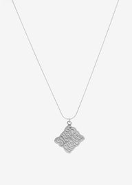 SI NADAS NO TE AHOGAS NECKLACE PLATA