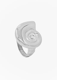 AMONITA RING PLATA