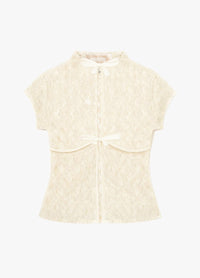 HANA WHITE VINTAGE BLOUSE