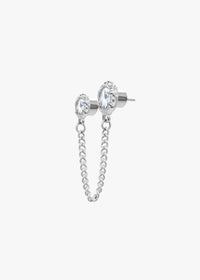 LA CORRIENTE EARRING PLATA