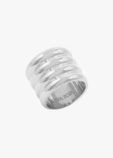 QUADRUPLE RING PLATA