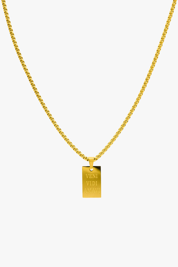 VENI VIDI AMAVI NECKLACE